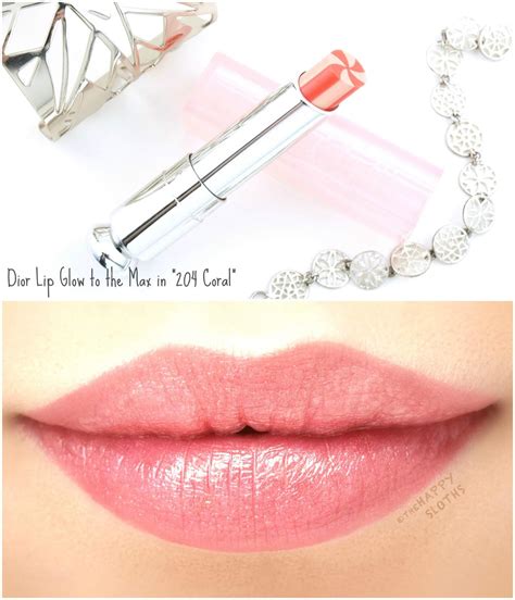 dior lip glow coral review